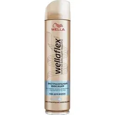 Лак для укладки волос Wellaflex Экстрасильной фиксации (250мл)