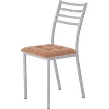 Стул AMC Comfort 4.5.4 (ткань, терракот/серебристый)