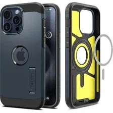 Чехол для телефона Spigen Tough Armor (MagFit) для iPhone 15 Pro Max ACS06595 (темно-синий)