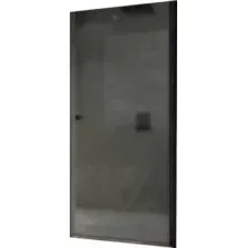 Душевая дверь MaybahGlass 80x198 / MGD-807-6 (графитовое матовое стекло/черный)
