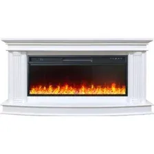 Каминокомплект Smolcom Deli V42 с Royal Flame Vision 42 LED (бьянко белый)