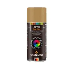 Senfineco - Краска-спрей акриловая, цвет: золотой, 400мл / 4188