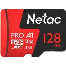 Карта памяти Netac P500 Extreme Pro 128GB с адаптером, NT02P500PRO-128G-R