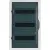Бокс пластиковый Elektro-Plast Eco Box 3x12M, N/PE 4x 2x16+7x10mm2, дымчатая пласт. дверь, белый RAL9003, 560x350x102mm, IP40