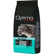 Сухой корм для кошек Optimanova Sterilised Chicken & Rice (2кг)