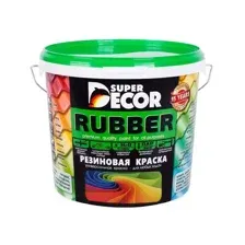 Краска резиновая SUPER DECOR №02 Черепица красная, 1кг