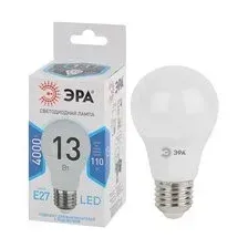Лампа светодиодная ЭРА LED E27/A60/13w/840