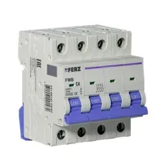Выключатель автоматический Dr.Ferz FMB-C 10kA 4P 04 C / 21100147FERZ