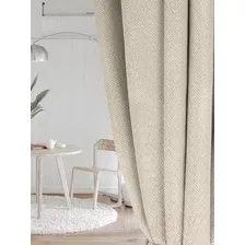 Комплект штор Soft Lines Рогожка димаут 2226-2 (150x270, молочный)