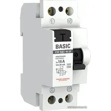 Устройство защитного отключения EKF Basic ВД-40 2P 16А 30мА elcb-2-16-30e-sim