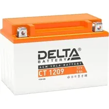 Мотоаккумулятор DELTA AGM СТ 1209 YTX9-BS / YTX9 (9 А/ч)
