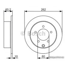 Тормозной диск Bosch 0986479A41