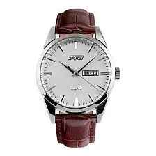 Наручные часы Skmei 9073-7 (белый/серебристый)