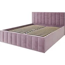 Кровать ДСВ Лана 1.4 с ПМ 140x200 (пудра)