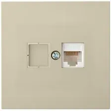 Розетка компьютерная Bylectrica РК18-6611 (бежевый)