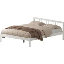 Кровать Домаклево Мечта 4 160х190 (береза/белый)