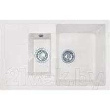 Кухонная мойка GranFest GF-Q775KL (иней)