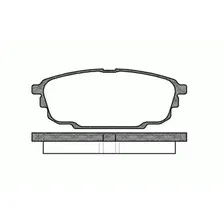 Тормозные колодки дисковые задняя ось REMSA 0851.00