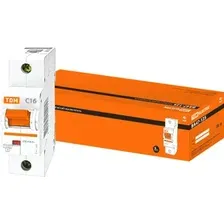 Выключатель автоматический TDM ВА 47-125 1Р 16А (C) 15кА SQ0208-0050
