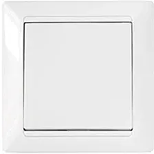 BYLECTRICA С610-807 Выключатель 1 клав. проходной (скрытый, 10А) белый, Стиль