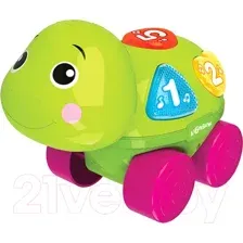Развивающая игрушка Азбукварик Музыкальная каталочка. Черепашка 2643