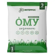 Удобрение органо-минеральное ОМУ Газонное 1 кг