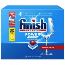 Таблетки для посудомоечных машин Finish PowerBall Power Essential Лимон (30шт)