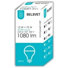 BELSVET LED-M A60 12 W 4000 K E27