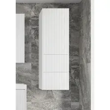 Symbolite Шкаф-полупенал для ванной Стокгольм 36 2 ящика (белый рифленый софт)