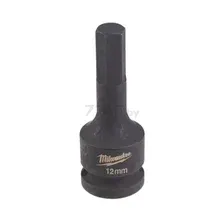 Головка ударная 1/2 с насадкой Hex 12 мм MILWAUKEE Shockwave (4932478067)