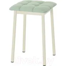 Табурет AMC Comfort 7К3.10 (кожзам мятный/слоновая кость)