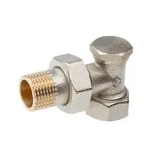 Кран вентильный для радиатора 1/2" угловой AV Engineering
