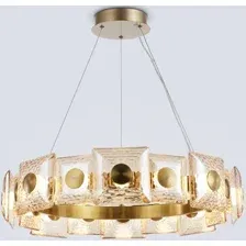 Люстра Ambrella LH31027 BS/TI (латунь/янтарь)