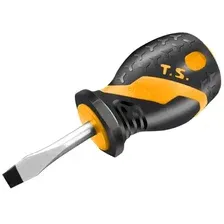 TOLSEN Отвертка шлицевая 'GRIPro', Slotted 5,5 мм, 38 мм TT20131