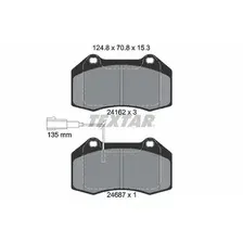 Тормозные колодки дисковые передняя ось TEXTAR 2416202