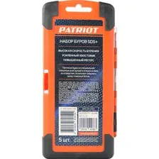 Набор буров PATRIOT SDS Plus 815010101 (5шт)