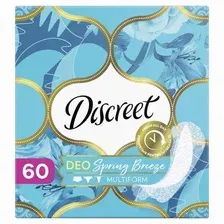 Прокладки ежедневные Discreet Deo Spring Breeze Multiform (60 шт)