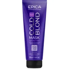 Маска для волос Epica Professional Cold Blond Pro, для нейтрализации теплых оттенков, 250 мл