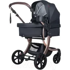 Детская универсальная коляска Aimile Original New Gold / NDG-5 (черное золото)