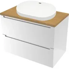 ЗОВ Тумба с умывальником Дион 80 D80LWP0M9003MKV5-HPL38T6002