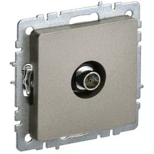 Розетка телевизионная IEK Brite BR-A10-O-K37