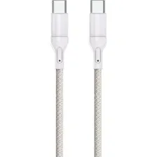 Кабель Keizen KZ-5289102 65W USB Type-C - USB Type-C (1 м, бежевый)