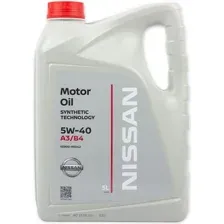 Моторное масло Nissan 5W-40 CF/SN 5л