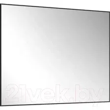 Зеркало Belux Эко 100x80 (19, черный матовый)