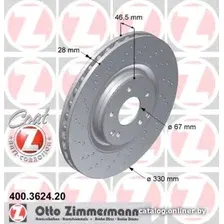 Тормозной диск Zimmermann 400362420