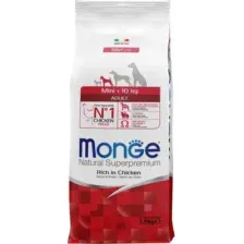Сухой корм для собак Monge Daily Line Mini с курицей (7.5кг)