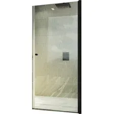 Душевая дверь MaybahGlass 198x90 MGD-809-6 (прозрачное стекло/черный)