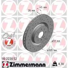 Тормозной диск ZIMMERMANN 110.2220.52