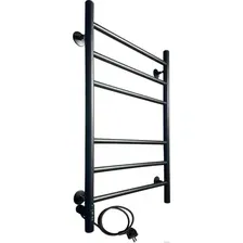 Полотенцесушитель Ростела Свирель V 50x80/6 (с диммером, черный левый)