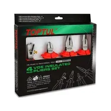 Набор инструментов диэлектрических 4 предмета TOPTUL